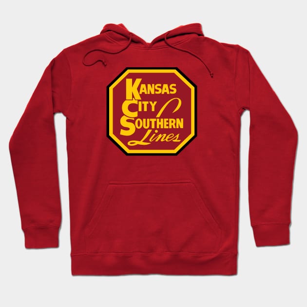 Kansas City Southern Lines 1887 Hoodie by Raniazo Fitriuro